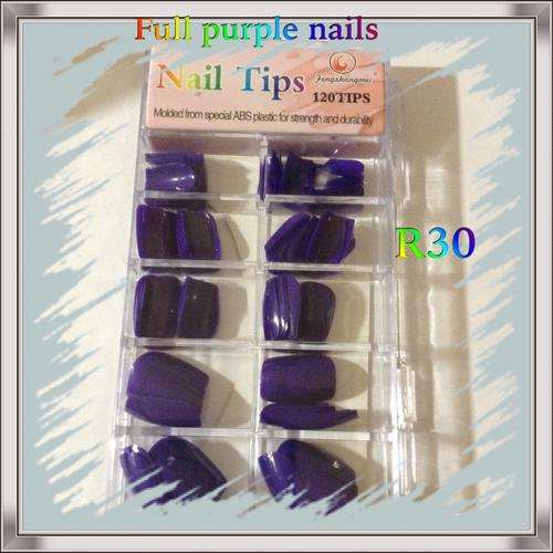 FULL NAILS PURPLE