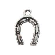 ANTIQUE-SILVER-HORSE SHOE-11X13MM