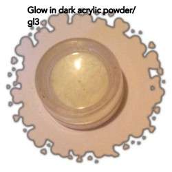 GLOW IN THE DARK ACRYLIC POWDER -CLEAR