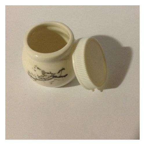 CERAMIC NAIL DIPPER WITH LID
