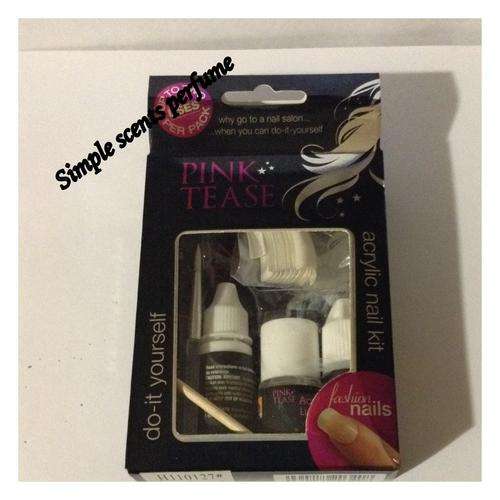 DO IT YOURSELF ACRYLIC NAIL KIT-PINK TEASE