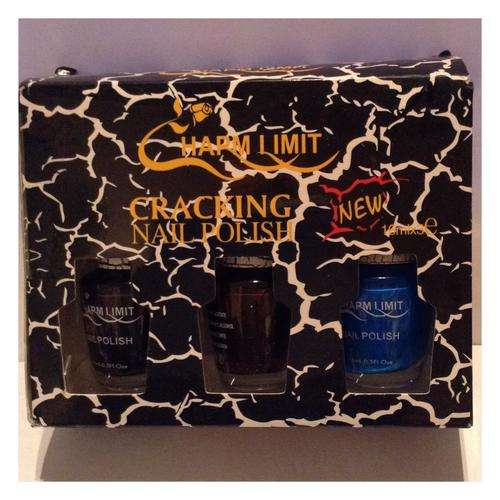 15 ML-CRACKING NAIL POLISH 3PC