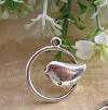 ANTIQUE-SILVER-BIRD IN RING