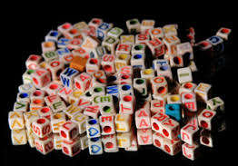 ACRYLIC ALPHABET - 40PC PER PACKET