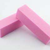 SANDING SPONGE-PINK AND WHITE