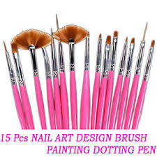 15 PC MANICURE BRUSH SET