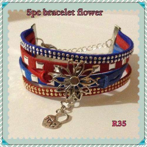 5pcs INFINITY BRACELETS 50 PCS-ASSORTED COLORS