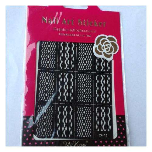 NAIL ART STICKER - STENCIL -THICKNES  0.5 X 0.7 MM