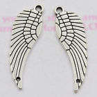 10X30 MM- ANTIQUE SILVER-ANGEL WINGS -CONNECTOR