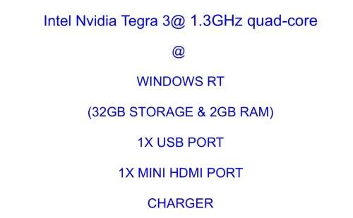 Windows surface RT