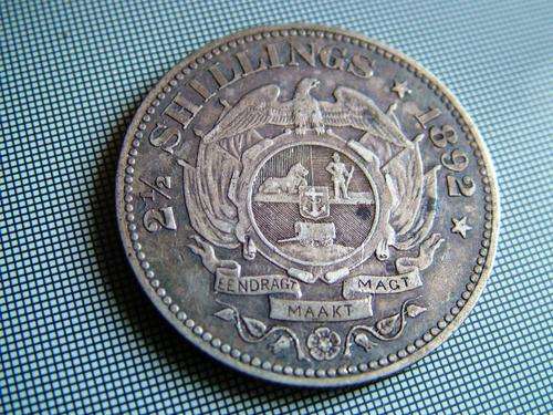 *** SCARCE *** 1892 ZAR 2 1/2 SHILLINGS *** START @ R1