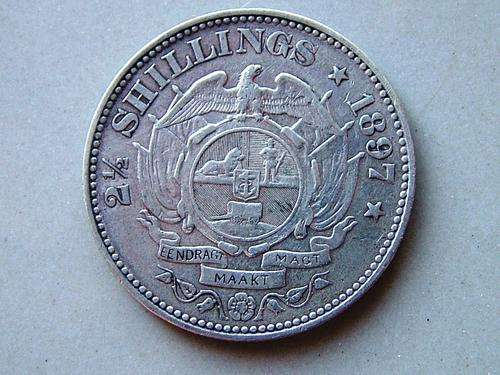 *** 1897 ZAR 2 1/2 SHILLINGS  *** START @ R1