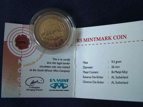*** 2008  " Oom Paul " MINTMARK R5 COIN *** - BIDDING STARTS @ R1