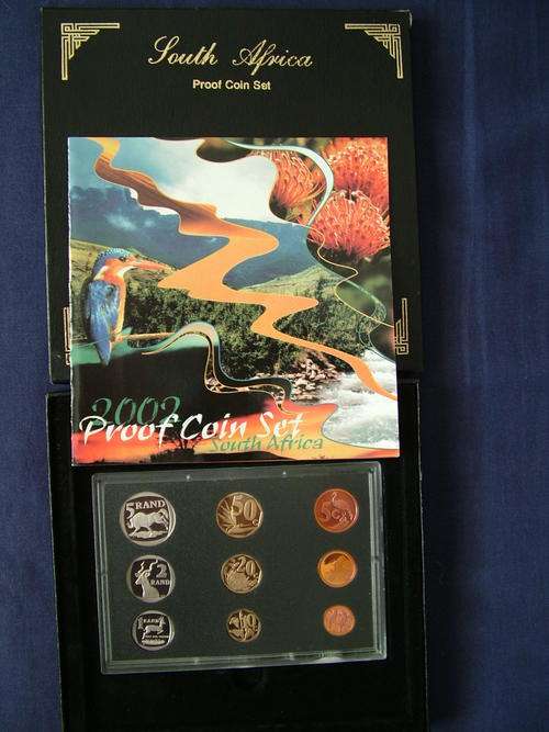 *** 2002 SOUTH AFRICA PROOF COIN SET ***  - BIDDING STARTS @ R1