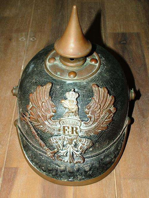 *** SUPER RARE WW1 GENUINE GERMAN OFFICERS HELMET *** START @ CRAZY R1