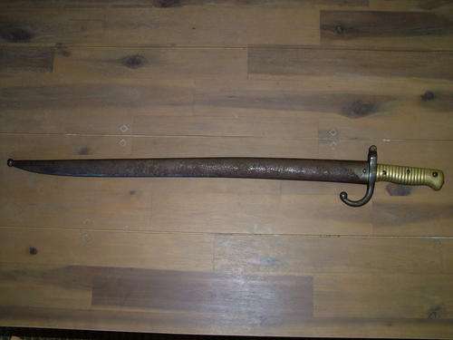 *** 1875 French Bayonet with Scabbard *** START @ CRAZY R1