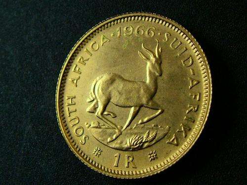 *** 1966 SA 22ct GOLD 1 RAND *** EXCELLENT INVESTMENT *** STARTS @ ONLY R1