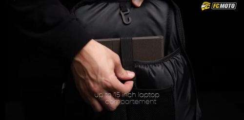 Hard-Shell Motorcycle Backpack (Rain proof)