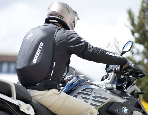 Hard-Shell Motorcycle Backpack (Rain proof)