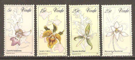 Venda 1981- SACC 46-49 Orchids MNH - as per scan