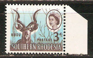 Souther Rhodesia 1966 Varite - Head Plate shift - V Light U as per  scan