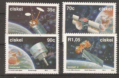 Ciskei 1992 - Intern. Space Year - set of 4 SACC #  216-219 - **/ MNH - as per scan
