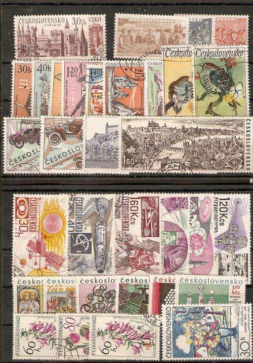 Czecheslovakia - Czech Republic - two stock cards full - VFU stamps !!! see scan below