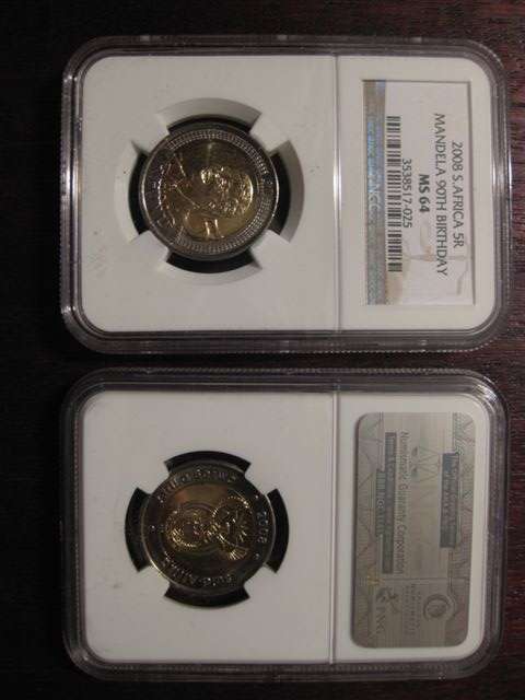 ****Mandela 2008 Birthday R5**** MS64 - 5 Available