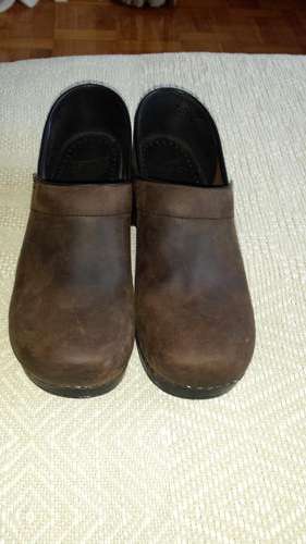 Dansko Brown slip on Clog