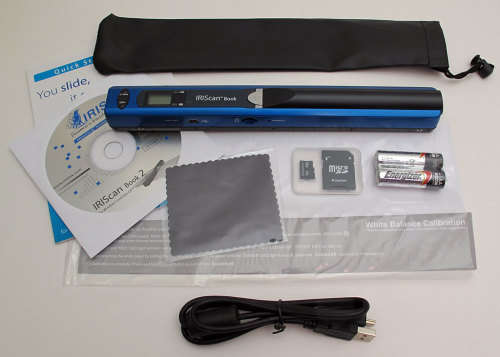 Iriscan Book 2 portable mobile scanner- Scan document, books, magazines, newspapers without computer