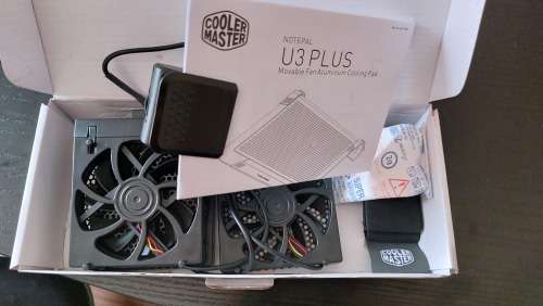 CoolerMaster Notepal U3 Plus Black Universal Notebook Cooling Stand