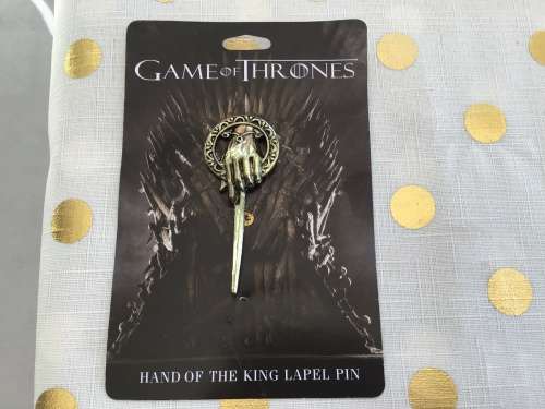 Game Game Game of Thrones Hand Of The King Lapel Pin
