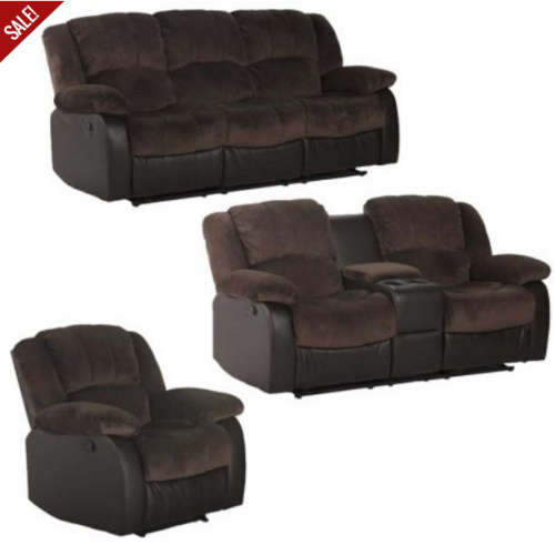 3 PIECE RECLINER SET WITH CONSOLE (BLAKE)