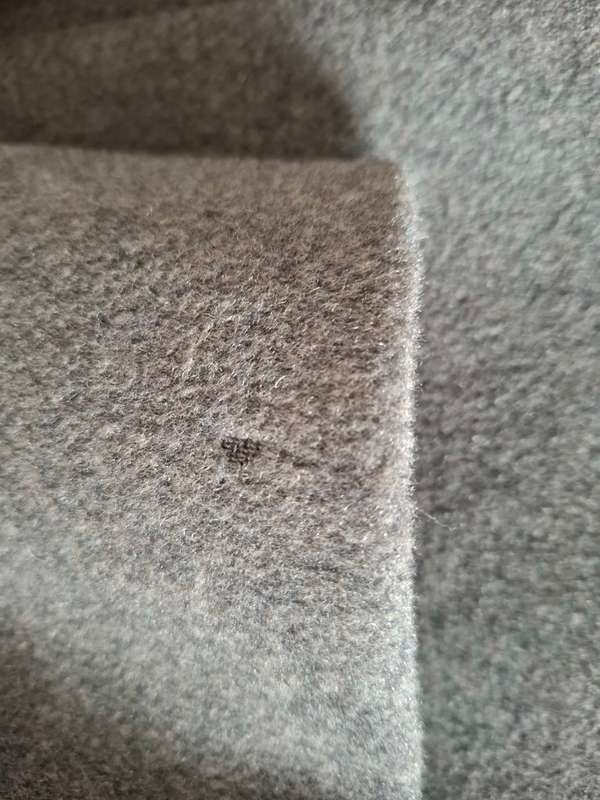 Stylish Vintage Grey Ladies Winter Coat - 3/4 length, Warm, Beautiful Silver-grey Lining