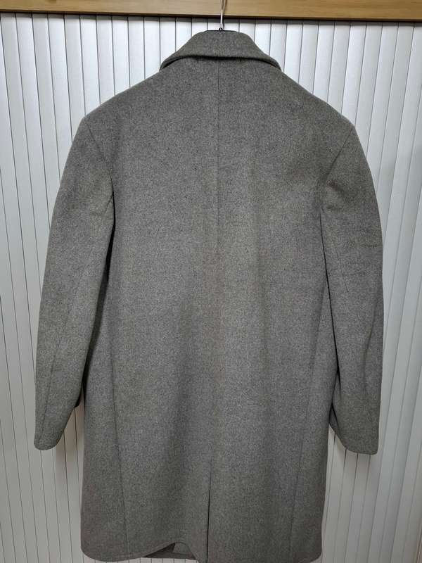 Stylish Vintage Grey Ladies Winter Coat - 3/4 length, Warm, Beautiful Silver-grey Lining