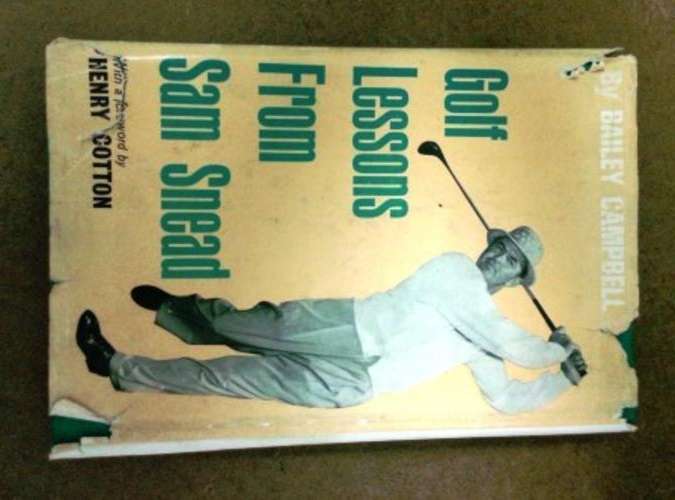 Rare Vintage Book "Golf Lessons From Sam Snead" 1965