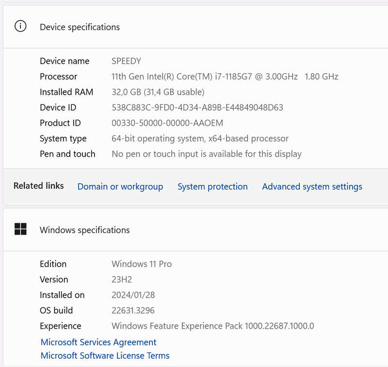 Dell Latitude 5420 - i7 11th gen | 32Gb RAM