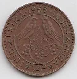SOUTH AFRICA      1/4 D    1955                  SUN4081