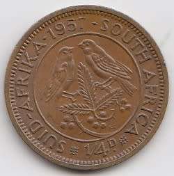 SOUTH AFRICA      1/4 D    1957                 SUN4231