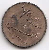 1974 1/2 c Coin                 SUN4244