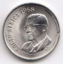 1968   5c   Coin     ENG          SUN4280