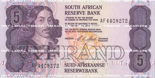 CL STALS   R5   NOTE  SOUTH AFRICA