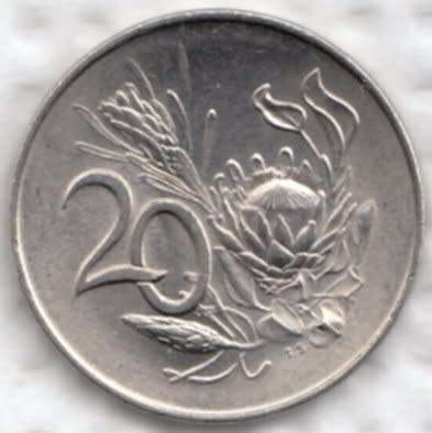 1965   20c   COIN   (AFRIKAANS)       SUN6397