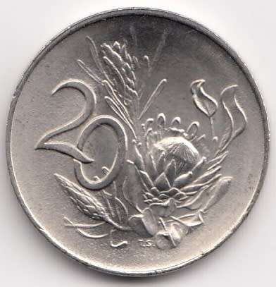 1965   20c   COIN   (AFRIKAANS)       SUN6428