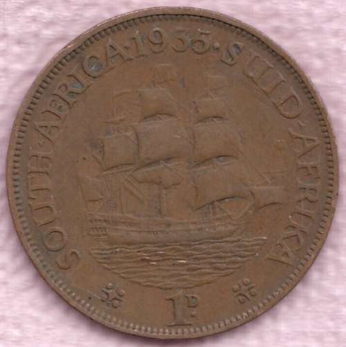 ***  1935  PENNY  COIN  SA   ***               SUN6751