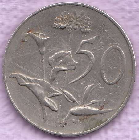 1966   50c   COIN  (AFRIKAANS)                SUN6786