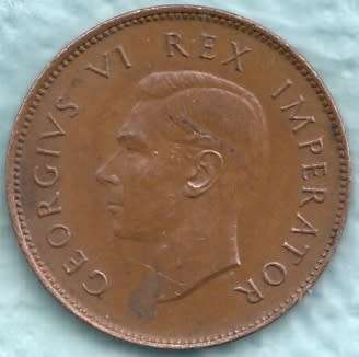 SOUTH AFRICA      1/4 D    1943                 SUN6877