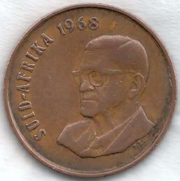 1968   2c   COIN   (AFRIKAANS)       SUN7024