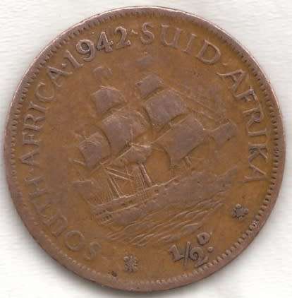 1942   HALF   PENNY   COIN                  SUN7065