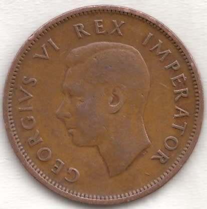 1942   HALF   PENNY   COIN                  SUN7065